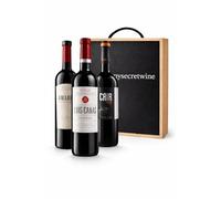 Pack Vinos Premium Rioja y Ribera del Duero con Caja de Madera - Amaren Selección de Viñedos, Luis Cañas Crianza y Cair Cuvée - MYSECRETWINE-