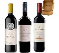 Pack Vinos Ribera del Duero - Envio 24h - Vinos Regalo - F.Resalso, P. Capellanes 5m, Vega Izán Roble - 3 x Botella 75 cl - Mejor Seleccion ENOVINOS THE WINE BRAND