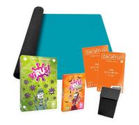 Pack Virus! con Expansión Halloween, Tapete de Neopreno, Fundas y Deck Box | Virus! y su expansión Halloween de Tranjis Games, con tapete mini Zacatrus, 110 fundas Asia y caja guarda-cartas.