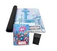 Pack Virus! Marvel con Tapete de Neopreno 60 × 90 cm y Deck Box | Virus! Marvel de Tranjis Games con tapete de neopreno Zacatrus de 60 × 90 cm y caja rígida para guardar las cartas.