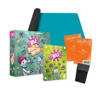 Pack Virus! y Virus! Roll & Write con Tapete de Neopreno, Fundas y Deck Box | Virus! y Virus! Roll & Write de Tranjis Games, con tapete mini de neopreno Zacatrus, 110 fundas Asia y deck box.