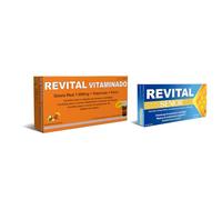 Pack Vitalidad Senior - Revital Vitaminado + Revital Senior 30 Cápsulas - Ayuda a Mejorar el Rendimiento Cognitivo y a Disminuir el Cansancio y la Fatiga - con Jalea Real, Ginkgo Biloba y Vitaminas