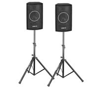 Pack Vonyx SL6 Pareja de Altavoces de 500W con trípodes y Cable