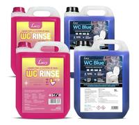 Pack WC Rinse 10L + WC Blue 10L | Fórmula Mejorada Aditivo para Cisterna del Inodoro y Aditivo para Aguas Negras de Caravanas y Campers