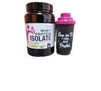 Pack Whey Protein Isolate + Shaker Magenta "Cree en Ti"