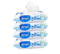 Pack x 4 Toallitas húmedas 100% biodegradables Pingo 80 uds