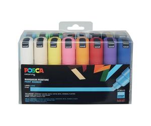 Pack x16: POSCA PC-8K rotulador (8 mm cincel)