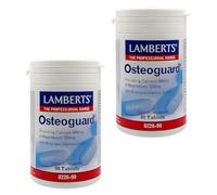 Pack x2 | Lamberts Osteoguard, Suplemento de Calcio y Magnesio con Vitaminas D3 y K1, Fórmula para la Salud Ósea | 90 Tabletas | LAMBERTS
