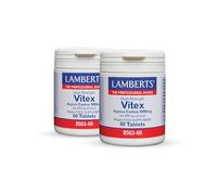 Pack x2 | Lamberts Vitex, Extracto de Sauzgatillo, 1000 mg, 200 mg de Extracto Estandarizado, con Flavonoides e Iridoides | 60 Cápsulas | LAMBERTS