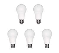 Pack x5 Bombilla LED A60 10W Luz calida 3000K no dimmable. E27.806 Lm.