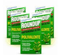 PACK x5 ROUNDUP Herbicida Total para Eliminar Todo Tipo de Malas Hierbas | Efectos Visibles en sólo 2 Horas | 250 ML para diluir en 5L Agua | Elimina hasta 70 de Hierbas/Musgo | Nexum Market