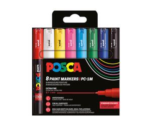 Pack x8: POSCA PC-1MC rotulador (0,7 - 1 mm cónico)