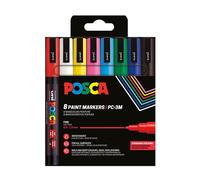 Pack x8: POSCA PC-3M rotulador (0,9 - 1,3 mm redondo)