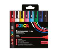 Pack x8: POSCA PC-5M rotulador (1,8 - 2,5 mm redondo)