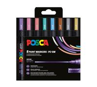 Pack x8: POSCA PC-5M rotulador (1,8 - 2,5 mm redondo)