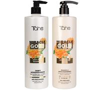 Pack XXL especial antifrizz Champú 1000 Ml + Mascarilla Miracle Gold 1000 Ml (Cabellos finos)