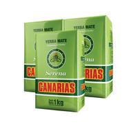 Pack Yerba Mate Canarias Serena 1 Kg - 3 Uds