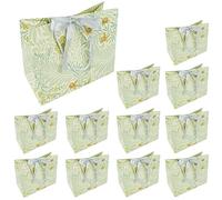 PACK4YA Bolsas de regalo grandes de papel con cinta de lazo, bolsas de regalo de papel kraft con asas para cumpleaños, bodas, Navidad, fiestas, compras, baby shower, venta al por menor, 36 x 12 x 25
