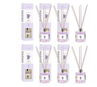 PACK6ABIENDADOR CON AROMA,MIKADO AMBIENTADOR PREMIUM 130ml LAVANDA(PLUS HOME)