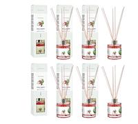 PACK6ABIENDADOR CON AROMA,MIKADO AMBIENTADOR PREMIUM 130ml MANZANA & CANELA(PLUS HOME)