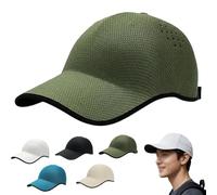 Packable Lightweight Sports Baseball Cap, Ultra-Breathable Washable & Portable Quick-Dry Hat for Men & Women (Green)
