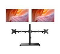 Packard Bell airFrame - Estación de trabajo de doble monitor, dos pantallas Full HD de 21.5 pulgadas, montaje VESA, 1920 x 1080, 75 Hz, inclinación ajustable, HDMI/VGA, bisel delgado, ideal para el