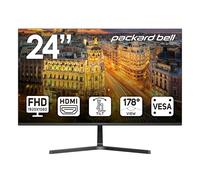Packard Bell AirFrame - Monitor de escritorio con bisel ultrafino de 24 pulgadas, FHD 1920 x 1080p, 60 Hz, 5 milisegundos, montaje VESA, ajuste de inclinación, HDMI y VGA para uso doméstico y de oficina
