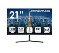 Packard Bell Monitor de 21 Pulgadas FHD 1920 x 1080, 75 hercios, 5 milisegundos, Monitor ultraancho, Montaje VESA, Ajuste de inclinación, Monitor VGA y HDMI, Monitor básico y Monitor de Juegos