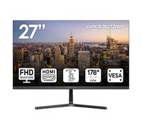 Packard Bell Monitor FHD de 27 Pulgadas, 1920 x 1080, ultraancho, Compatible con Montaje VESA, Ajuste de inclinación, HDMI/VGA, Bisel Delgado, para el hogar, la Oficina y Juegos Ligeros