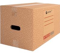 packer PRO Pack 20 Cajas Carton para Mudanzas y Almacenaje Ultra Resistentes con Asas 430x300x250mm