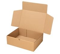 packer PRO Pack 25 Cajas Carton Envios Automontables para Ecommerce y Regalo Kraft, Mediana 33x25x10cm