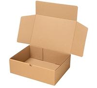 packer PRO Pack 25 Cajas Carton Envios Automontables para Ecommerce y Regalo, Mediana 32x27x13cm