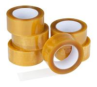 packer PRO Pack 6 Cinta Embalaje Adhesiva Transparente Super Resistente, 48mm x 120m