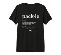 Packie Massachusetts Diccionario Divertido Boston Townie Slang Camiseta Premium