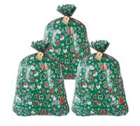 Packing List: 3 x Christmas Treat Bags 3 x wishing cards 3 x ropes Note: Due to different lighting and screen settings, the item color may be slightly different from the picture. Due to different man