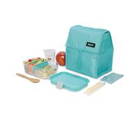 Packit Bolsa de almuerzo congelable - Menta - Paquete enfriador - Doble plana y congelada