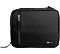 PackIt Freezable Classic Lunch Box, Black, Built with EcoFreeze® Technology, Collapsible, Reusable, Zip Closure With Zip Front Pocket and Buckle Handle, Designed for Fresh Lunches
