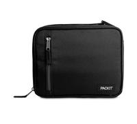 PackIt Freezable Classic Lunch Box, Black, Built with EcoFreeze® Technology, Collapsible, Reusable, Zip Closure With Zip Front Pocket and Buckle Handle, Designed for Fresh Lunches