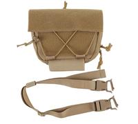 Packle de la Cintura de Tela Oxford de Solta Oxford, Kit de Transporte Sub Abdominal Herramienta de Herramienta de Utilidad de Bolsas de Bolsas para el Chaleco del Cofre, (Caqui)