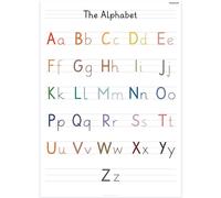 PACKLIST® English Alphabet Poster for Kids - Extra Large A1 (84x60cm) ABC Wall Chart | Bright, Fun & Colourful Letters for Easy Learning | Perfect Decor for Classrooms, Nurseries & Playrooms