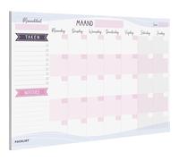 PACKLIST Maandelijkse Planner A4 Ongedateerd - Maandplanner Blok Eeuwige Kalender. Bureau Organizer met 25 Maandelijkse Pagina's. Perfect voor Effectieve Planning!