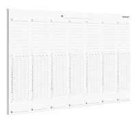 PACKLIST® Planificador de Estudio Semanal A4 Sin Fechas - Organizador Académico y Oposiciones con Tracker de Horas - Temarios, Objetivos y To-Do List - Bloc Arrancable 100g - Edición Ecológica