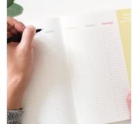 PACKLIST Planificador Semanal, Libreta de Encuadernación Cosida - Planificación de Proyectos, Objetivos, Vista Anual, Vista Mensual, Notas - Formato A5 compacto para llevar Siempre Contigo.