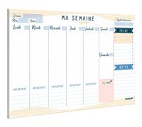 PACKLIST® Planificador Semanal. Organizador Semanal A4, Planning Escritorio FRANCÉS - Weekly Planner Semanal, Regalo Original Mi Semana Más Organizada. Agendas, Planificadores y Calendarios