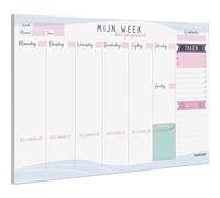 PACKLIST® Weekplanner A4 Ongedateerd - Weekagenda Blok 52 Weken. Weekorganisator Bureau Planning. Origineel & 100% Papieren Cadeau voor Jouw Meest Georganiseerde Week!