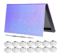 PACKOVE 1 Juego Bandeja de maquillaje magnética cacerola paleta magnética magnético sirena vacío paleta de sombra de ojos magnética vacía paleta de sombras de ojos magnética pequeña imán