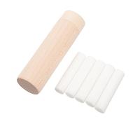 PACKOVE 1 Juego Barra de succión de la nariz de madera básico Fragancia aroma aceites palos de inhalación nasal palo nasal tiras nasales algodón