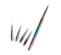 PACKOVE 1 Juego Bolígrafo de dibujo de línea condujo para uñas ultravioleta cepillo de uñas clavo kit de uñas rotuladores para decoración de uñas pintura de manicura cobre