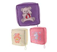 PACKOVE 1 Juego Bolsa para Guardar Toallas Sanitarias Compresas Menstruales Tampones Menstruales Bolsas para El Período Bolsas Sanitarias Neceser Compresas Always Pads 3 Piezas