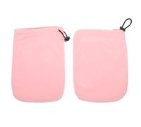 PACKOVE 1 Par Guantes de algodón hidratante cera guantes de mano para manicura las manos parafina Suave mitones de spa Hand Mitts Spa protección de la piel Felpa rosa